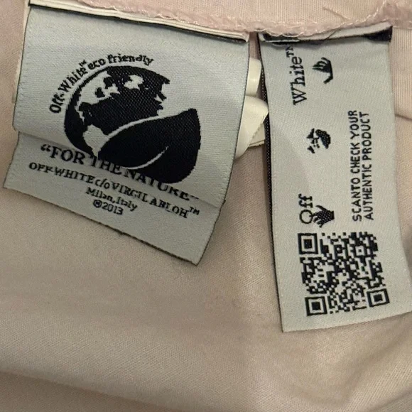 2 Off White Button up deal Authentic Deal